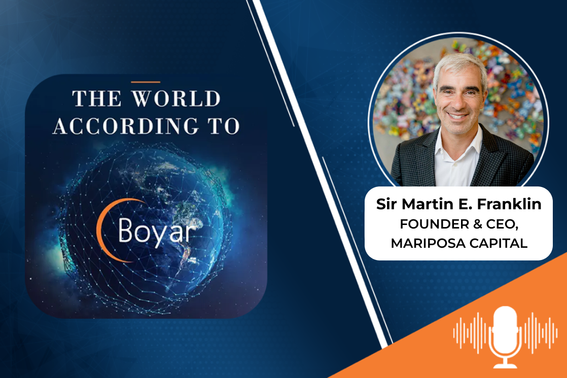 Sir Martin E. Franklin, Founder & CEO of Mariposa Capital/ Founder of Jarden Corporation, on SPACs, Capital Allocation, Acquisition Strategy and Business Success.