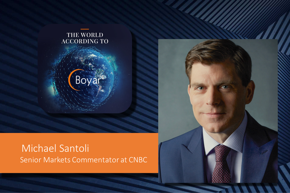 Michael Santoli, Senior Markets commentator at CNBC on how he has used his experience covering 9/11 and has applied that to Covid-19. He also discusses the importance of Twitter in journalism.