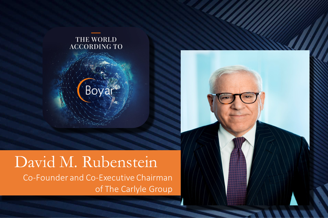 David M. Rubenstein, Co-Founder & Co-Executive Chairman of The Carlyle Group, on how private equity deals are evolving and his recent book “How To Lead”.
