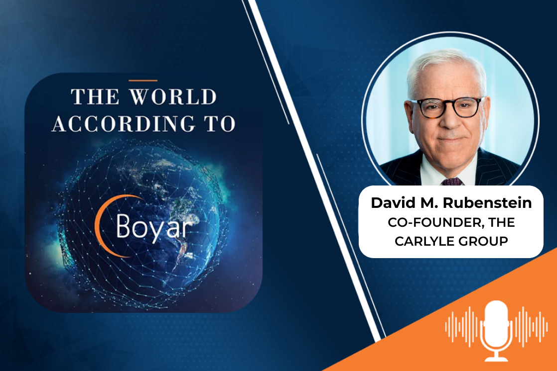 David M. Rubenstein, Co-Founder & Co-Executive Chairman of The Carlyle Group, on how private equity deals are evolving and his recent book “How To Lead”.